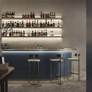 Altro Tegulis Bar Whiterock wall designs
