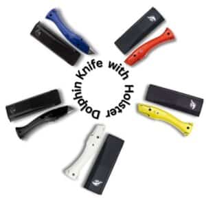 Dolphin Knife with Holster 10231 Colours