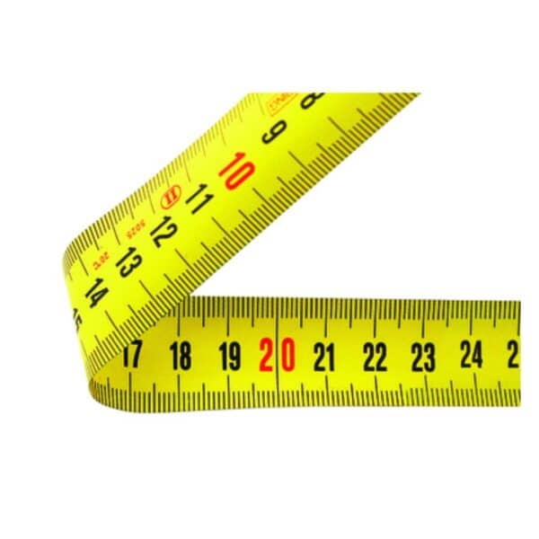 Magnetic Double Sided Measuring Tape - 93381/93382 yellow
