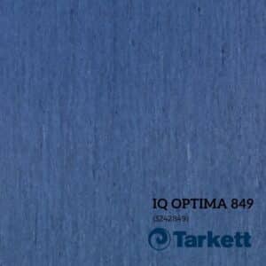 IQ Optima 849 - BLUE is renowned for its unique iQ dry-buffing surface restoration, a maintenance methodology that extends its lifespan and provides unbeatable durability. IQ Optima is available in 3 patterns and 55 colours. The range is globally recognised for sustainable performance, made from responsible materials, and recyclable (off-cuts and post-use) with our ReStart® programme. Typical Areas of Application would be in the following environments, Health & Age Care, Education, Stores & Shops and Workplaces.
