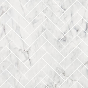 Altro Tegulis Herringbone White Elegance